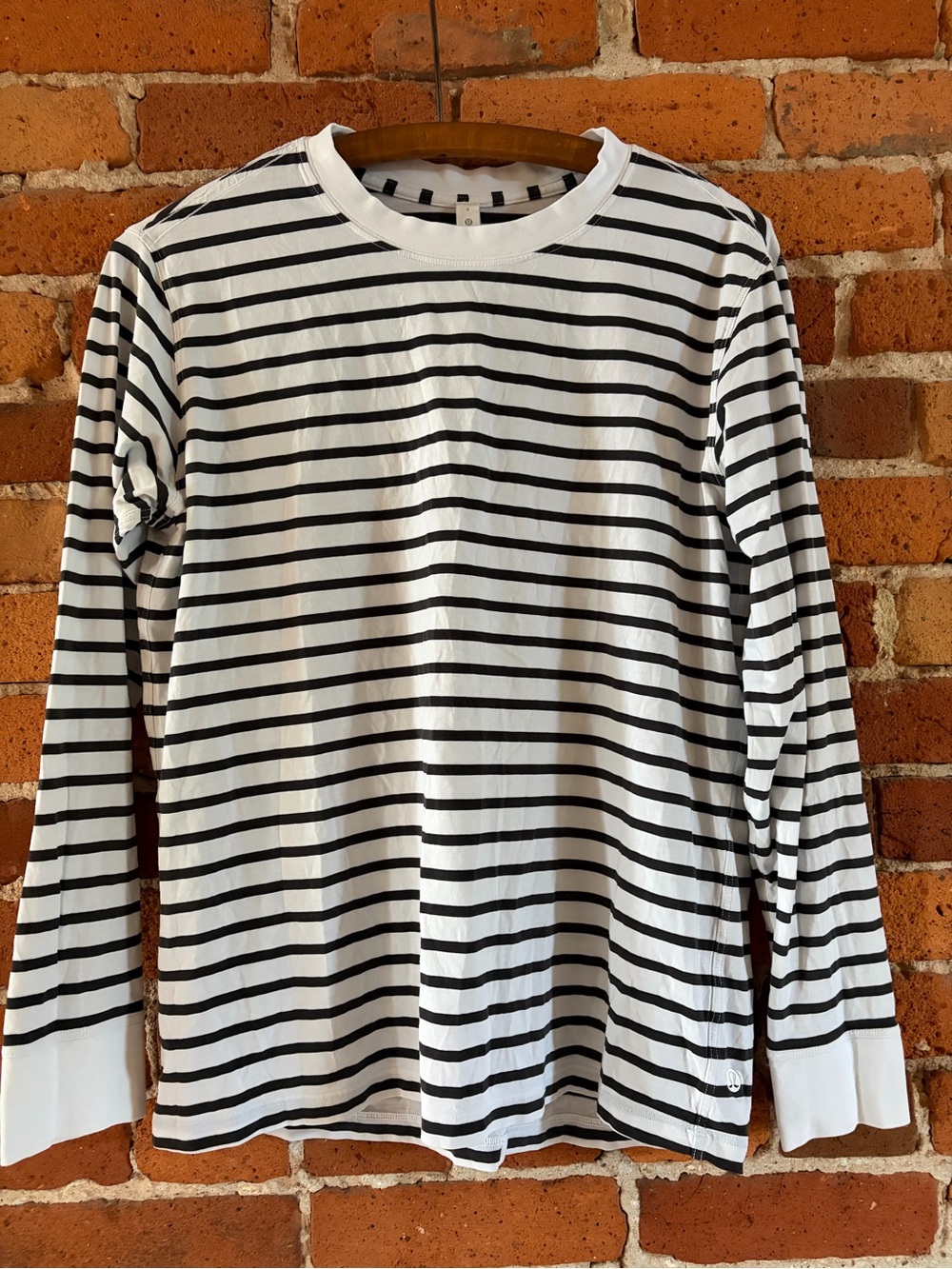 Lululemon All Yours Striped Crewneck Long Sleeve Top